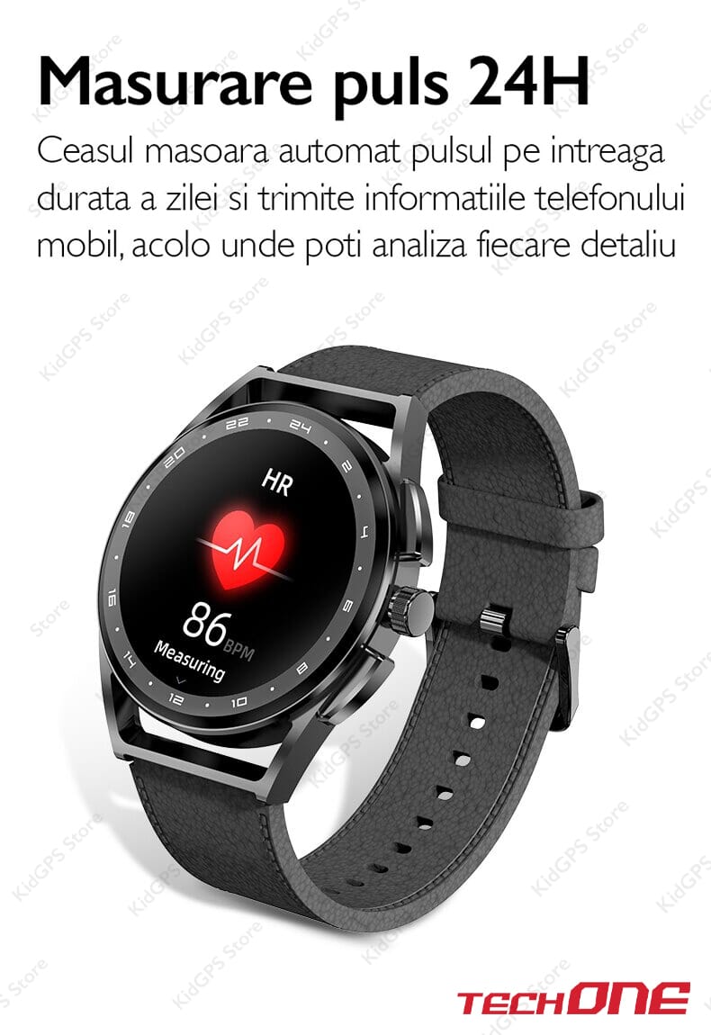 Ceas smartwatch barbati TechONE H8S Ceas smartwatch barbati TechONE H8S